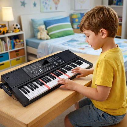 Elektronické piano s mikrofonem 200 zvuků 61 kláves