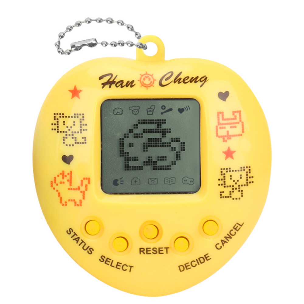 Elektronické Tamagotchi – virtuální zvířátko s LCD | řetízek