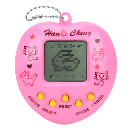 Elektronické Tamagotchi – virtuální zvířátko s LCD | řetízek
