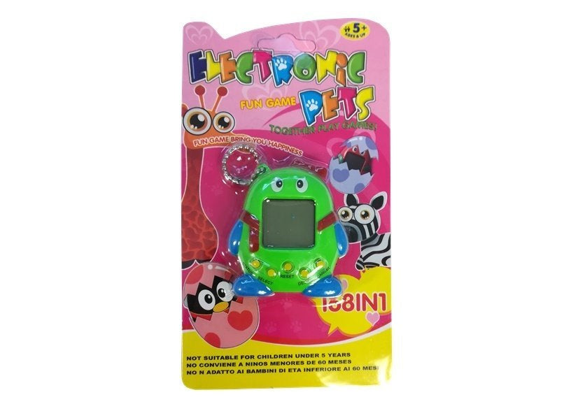 Elektronické zvířátko Tamagotchi s mašličkou zelené
