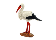 Figurka bocián bílý 9cm – sběratelská série Zvířata světa