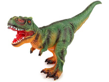 Figurka dinosaura T Rex se zvukem – 60 cm zeleno oranžová