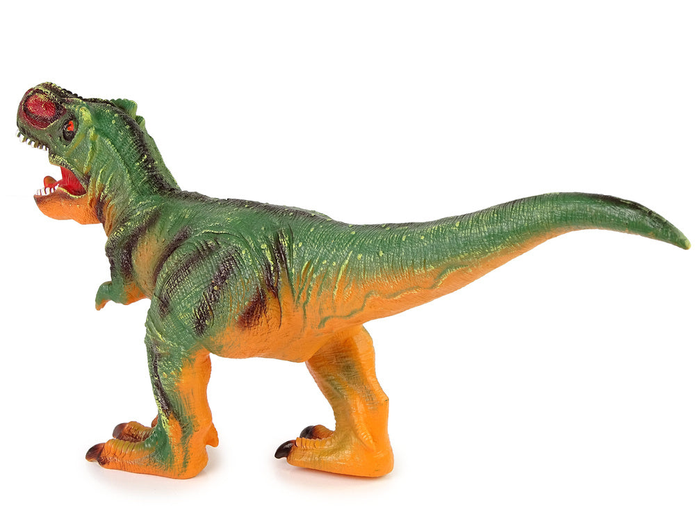 Figurka dinosaura T Rex se zvukem – 60 cm zeleno oranžová