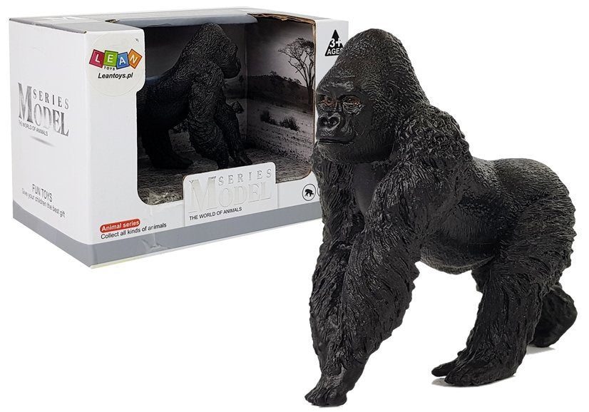 Figurka gorila 8,5 cm s detailním zpracováním pro děti 3 +