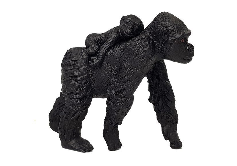 Figurka gorila 8,5 cm s detailním zpracováním pro děti 3 +