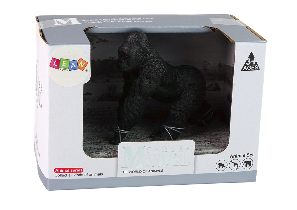 Figurka gorila pro děti 10 cm – zvířátka s detaily