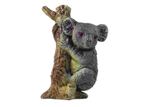 Figurka koala na stromě – zoo zvířátka | šedá