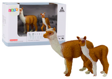 Figurka lamy s mládětem 8 cm a 6 cm zvířata světa