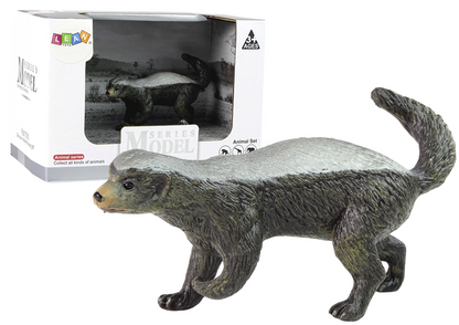 Figurka medojeda 11 cm – africká zvířata gumová s certifikátem