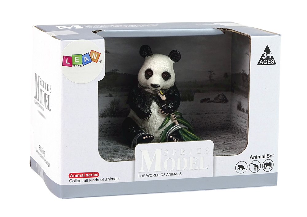 Figurka panda velká s bambusem – sběratelská série Zvířata