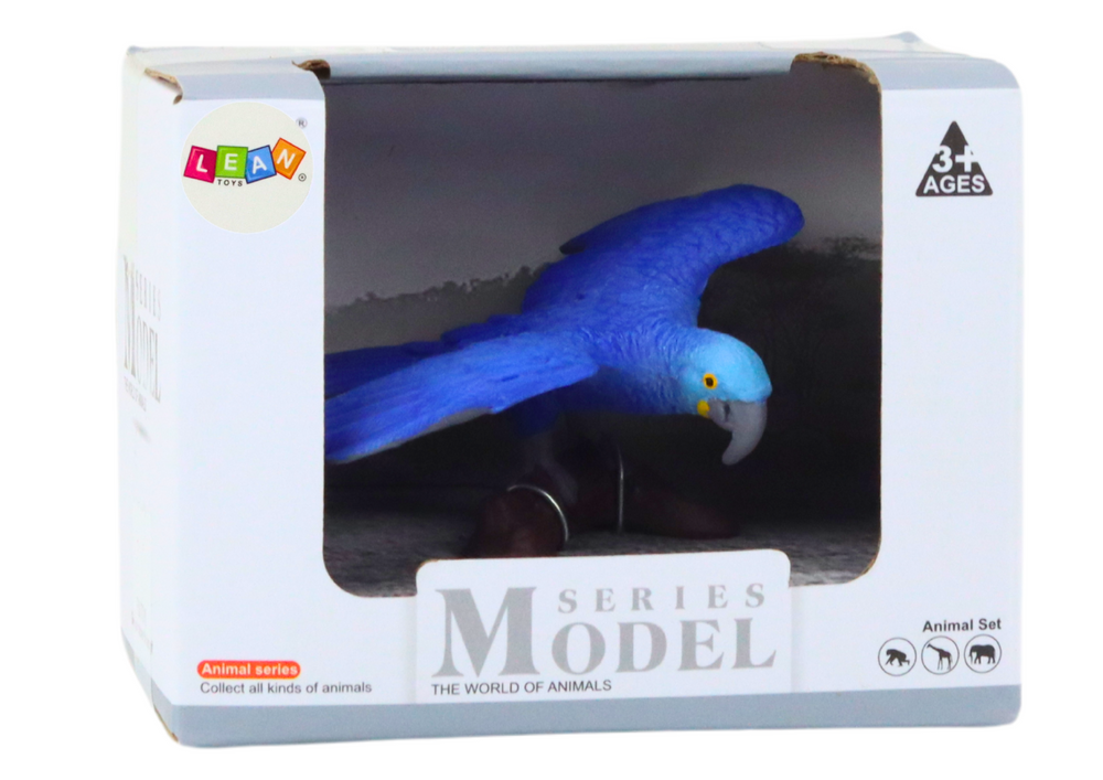 Figurka papoušek ara modrý Zvířata světa 9 cm