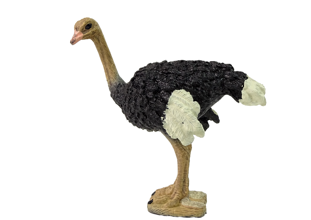 Figurka pštros 10 cm – sběratelská série Zvířata světa