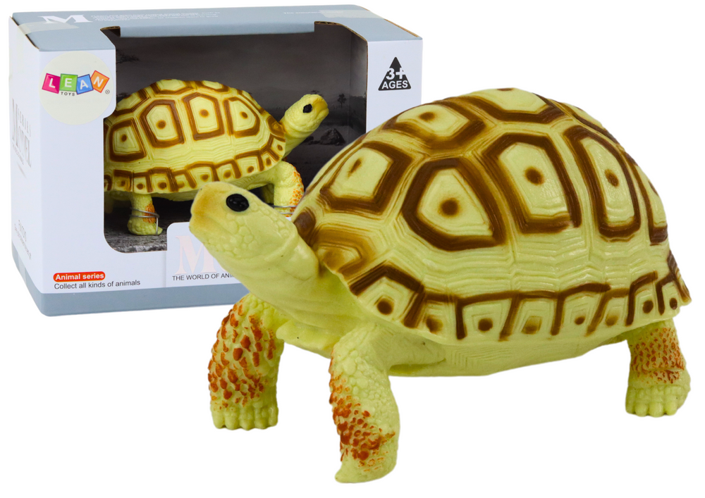 Figurka želvy sběratelská žlutohnědá 11 cm