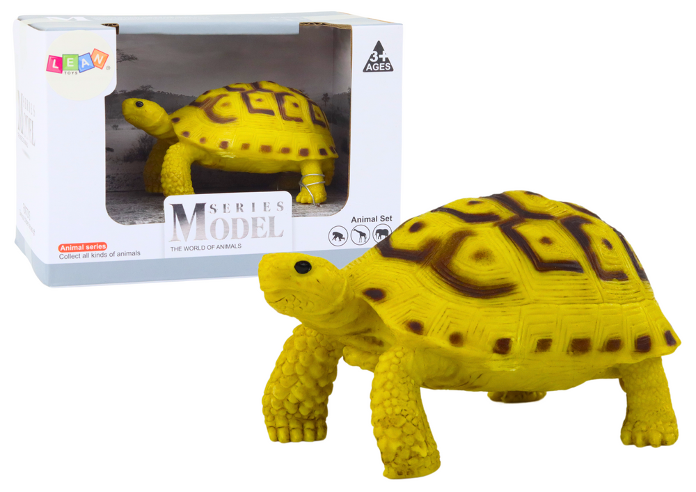Figurka želvy sběratelská žlutohnědá 11 cm