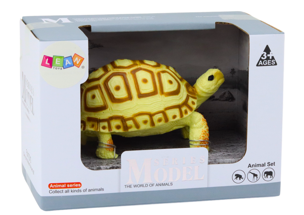 Figurka želvy sběratelská žlutohnědá 11 cm