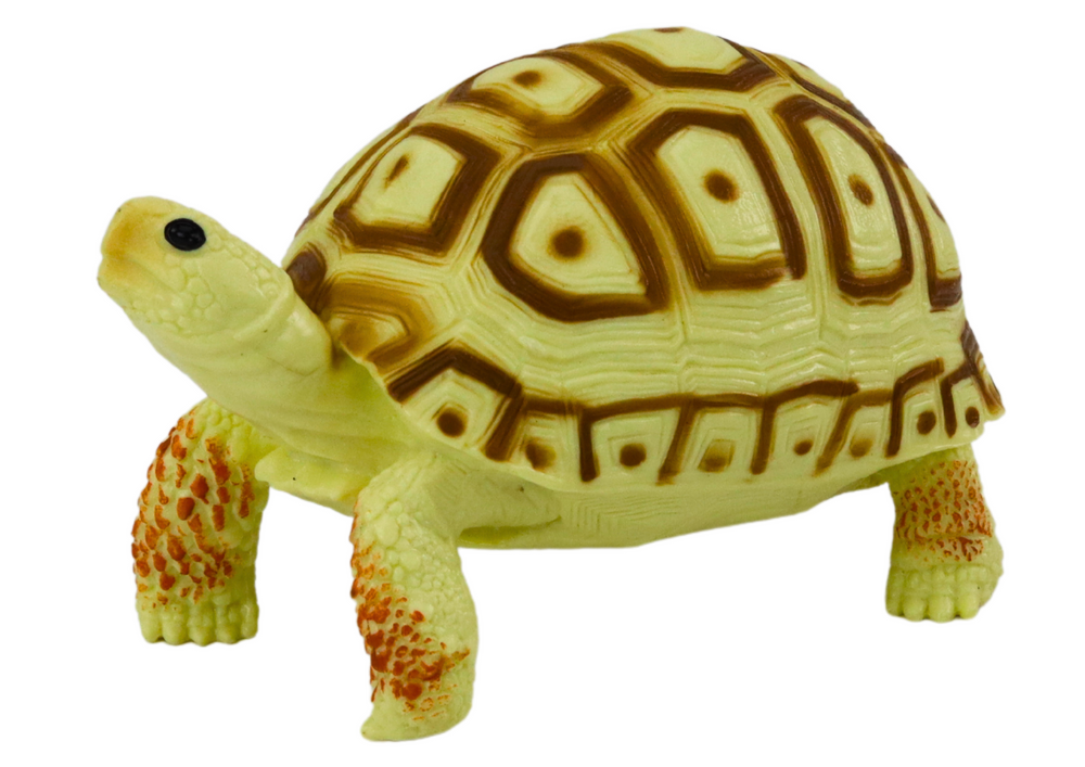 Figurka želvy sběratelská žlutohnědá 11 cm