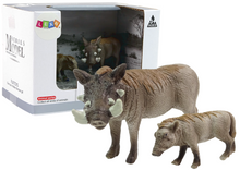 Figurky africký hroch s mládětem – sada 2ks | Zvířata světa