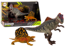 Figurky dinosaurů Dimetrodon a Allosaurus – sada 2 kusy