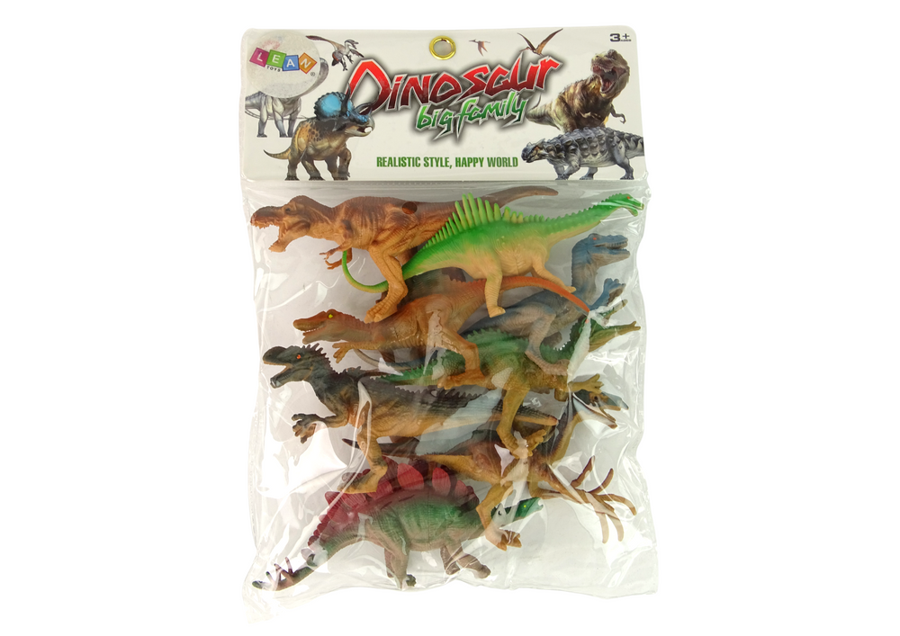 Figurky dinosaurů sada 8 kusů – realistické gumové