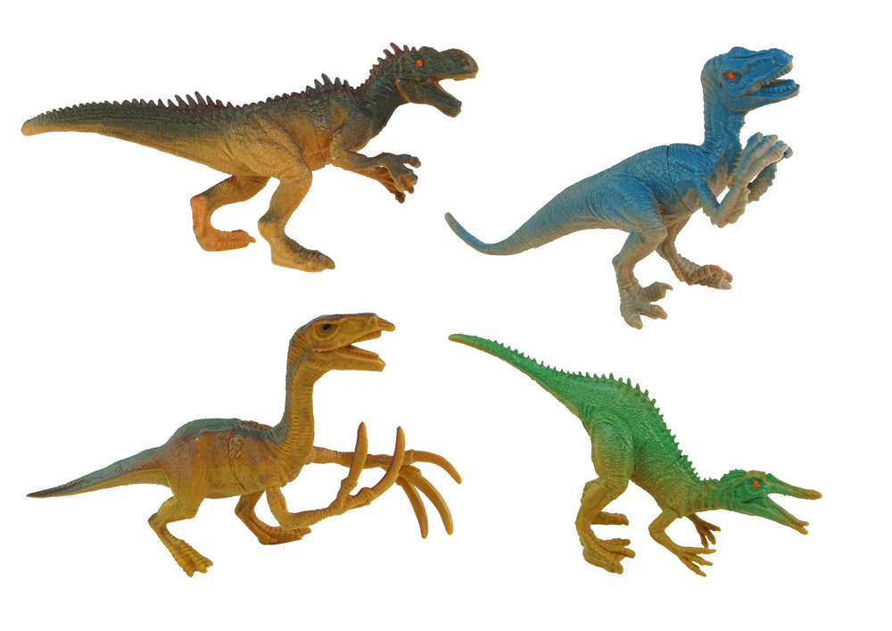 Figurky dinosaurů sada 8 kusů – realistické gumové