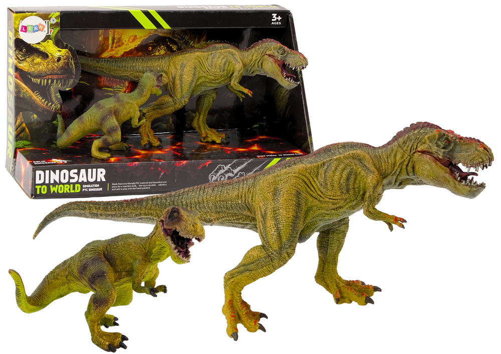 Figurky dinosaurů T Rex s mládětem – sada 2 kusy