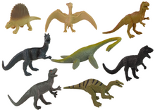 Figurky dinosaurů v tubě – 12 kusů s příslušenstvím