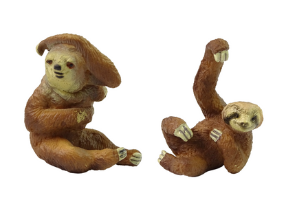 Figurky lenochodi sada 2ks – dospělý s mládětem | zvířata