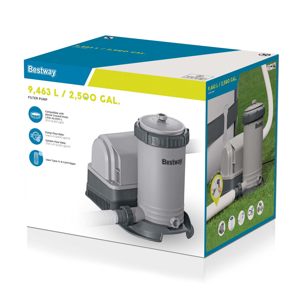 Filtrační pumpa do bazénu 9463l/h s filtrem – Bestway 58391