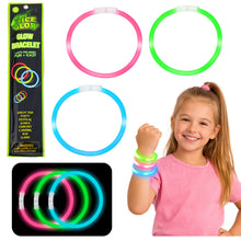 Fluorescenční náramky svítící ve tmě Neon Stick 3 ks