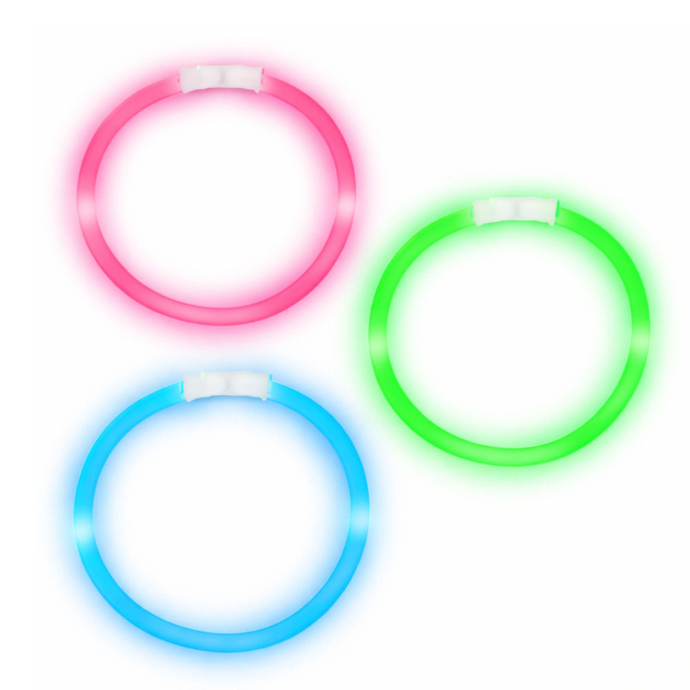 Fluorescenční náramky svítící ve tmě Neon Stick 3 ks