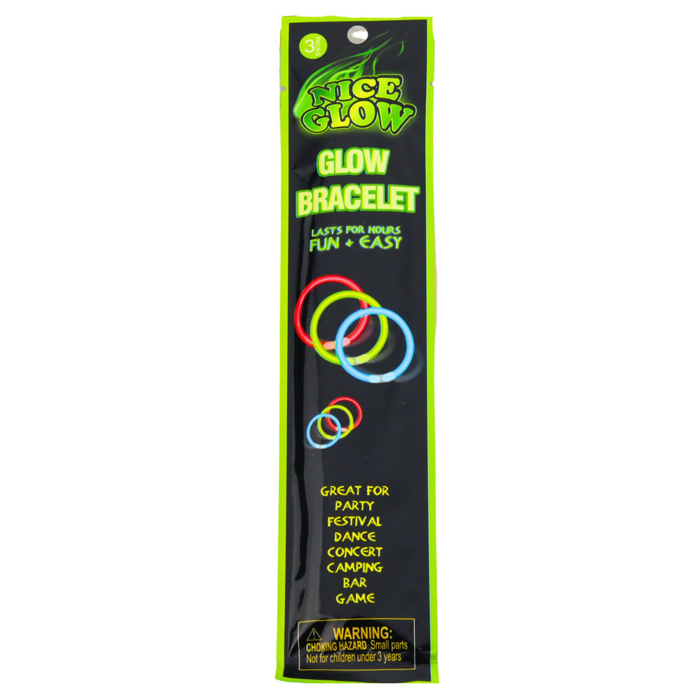 Fluorescenční náramky svítící ve tmě Neon Stick 3 ks
