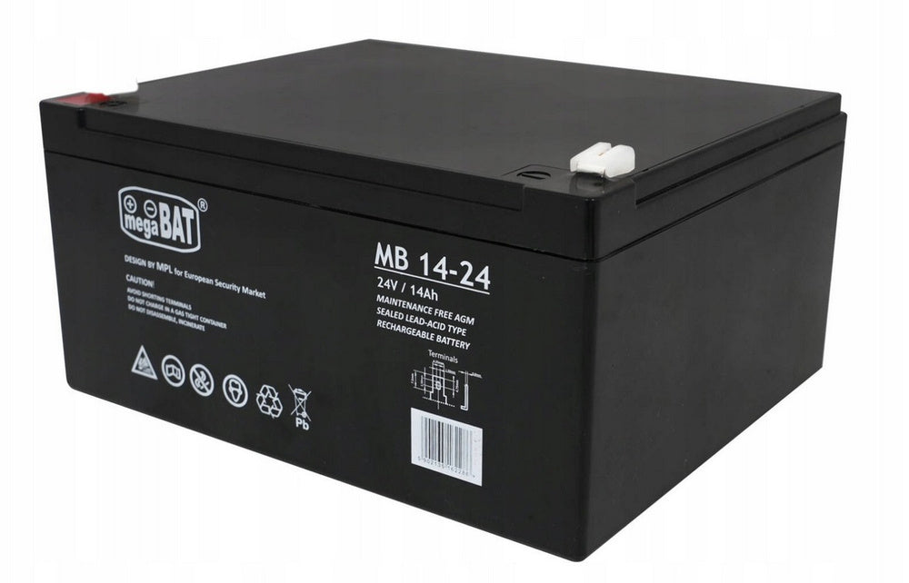 Gelová baterie AGM 24V 14Ah pro elektrická autíčka