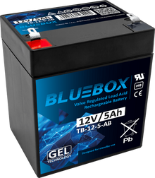 Gelový akumulátor AGM 12V 5Ah – pro dětská auta | BLUEBOX