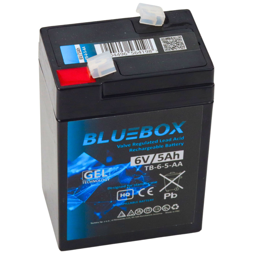 Gelový akumulátor AGM 6V 5Ah – pro dětská auta | BLUEBOX