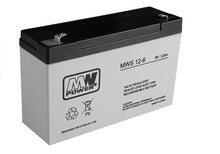 Gelový akumulátor AGM do elektrického auta 6V 12Ah