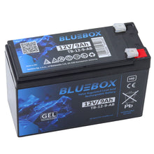 Gelový akumulátor VRLA AGM 12V 9Ah – pro dětská auta | BLUEBOX