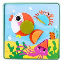 Geometrické puzzle mozaika s 35 díly – kreativní vzdělávací hračka