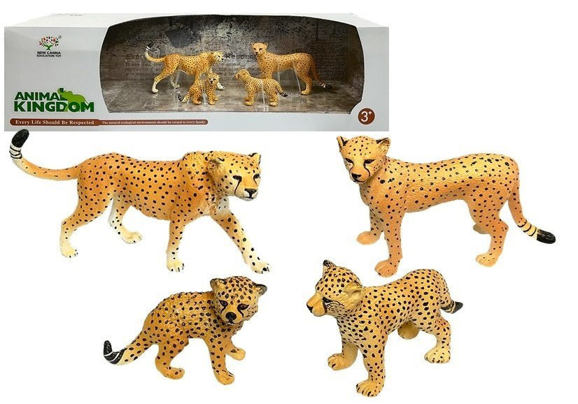 Gepard figurky vzdělávací – divoká zvířata savana 4ks