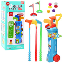 Golfová sada s vozíkem – kije a míčky 20 dílů