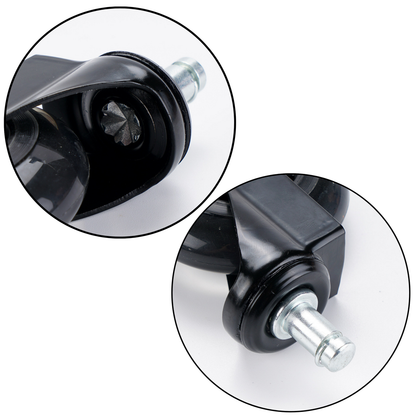 Gumové kolečko k židli průhledné tiché 1 ks