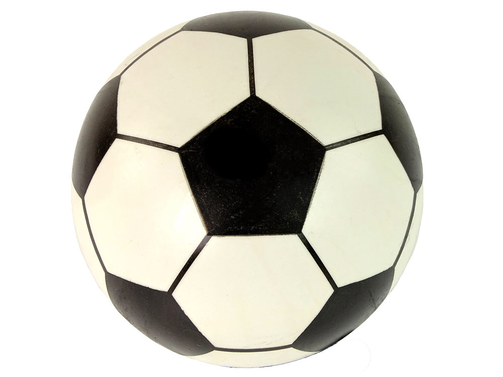Gumový míč lehký 23 cm – bílo černý | sportovní