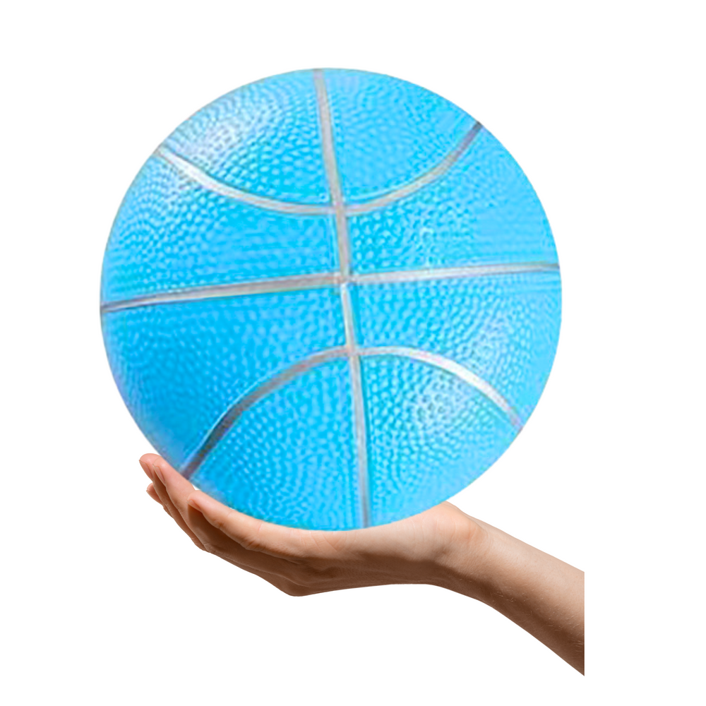 Gumový míč plážový 20cm – lehký pastelově modrý