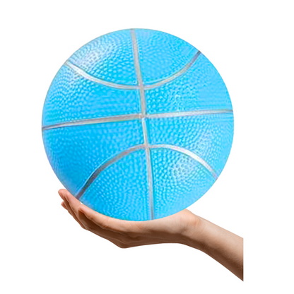 Gumový míč plážový 20cm – lehký pastelově modrý