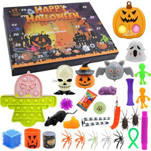 Halloween kalendář Pop It antistresové hračky – dýně duchové