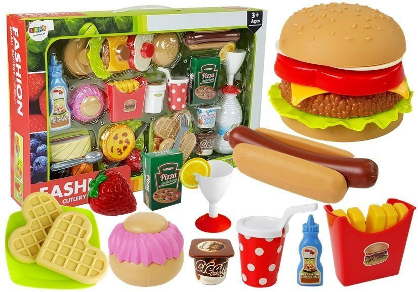 Hamburger set s rychlým občerstvením pro děti od 3 let