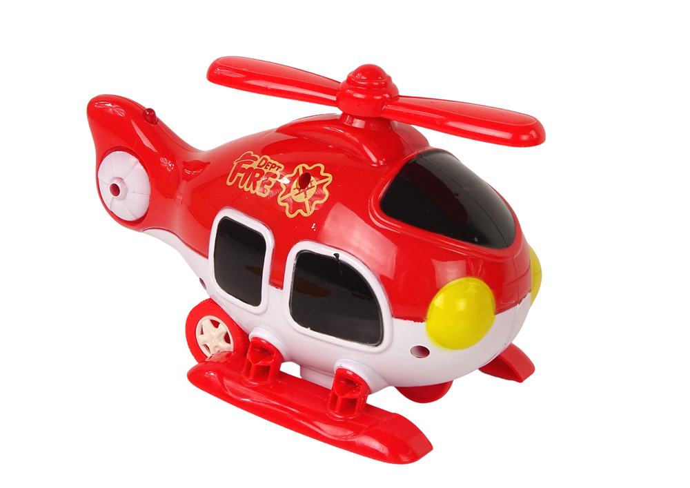 Hasičská stanice se zvuky auto helikoptéra a motocykl