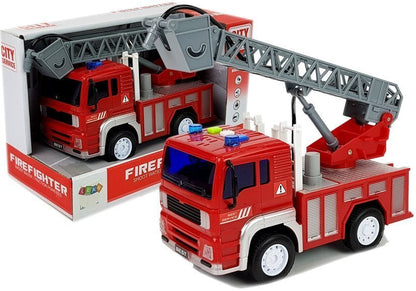 Hasičské auto 1:20 – s navijákem a žebříkem | červené