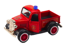 Hasičské auto 1:36 s pohonem světly a zvuky červené