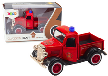 Hasičské auto 1:36 s pohonem světly a zvuky červené