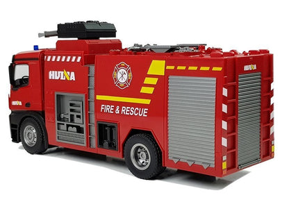 Hasičské auto na dálkové ovládání 1:14 s vodním dělem – Huina